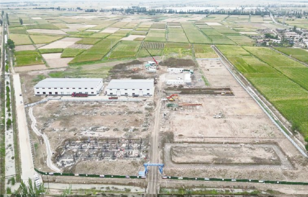 平羅縣頭閘鎮(zhèn)現代種子產業(yè)園項目建設正酣